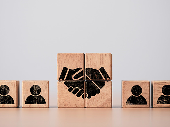 Partnership abstract image